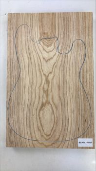 Body Swamp Ash, Unique Piece #051, 1-pc,  549x351x49mm